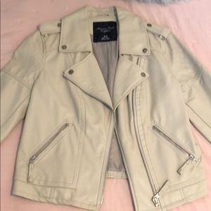 Faux Leather American Eagle Moto Jacket